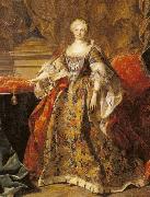 Portrait of Elisabeth Farnese Louis Michel van Loo
